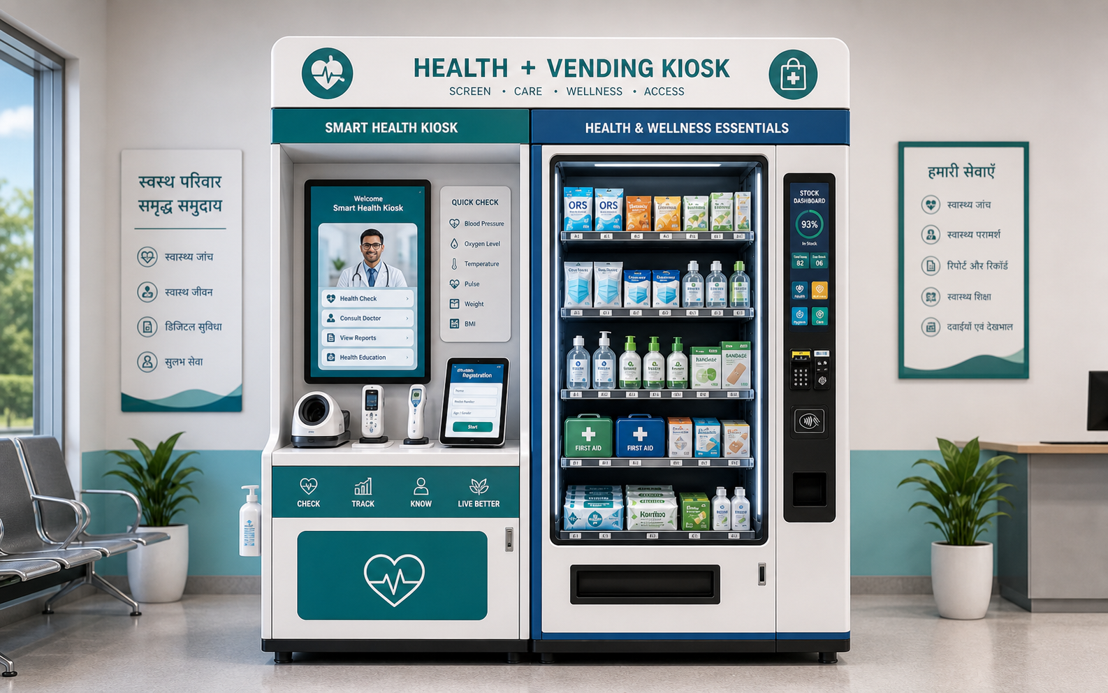 Health + Vending Kiosk