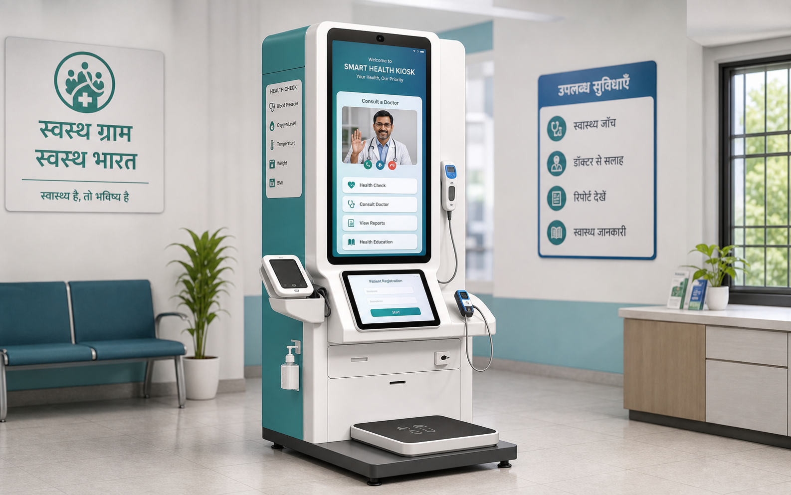 Smart Health Kiosk representation