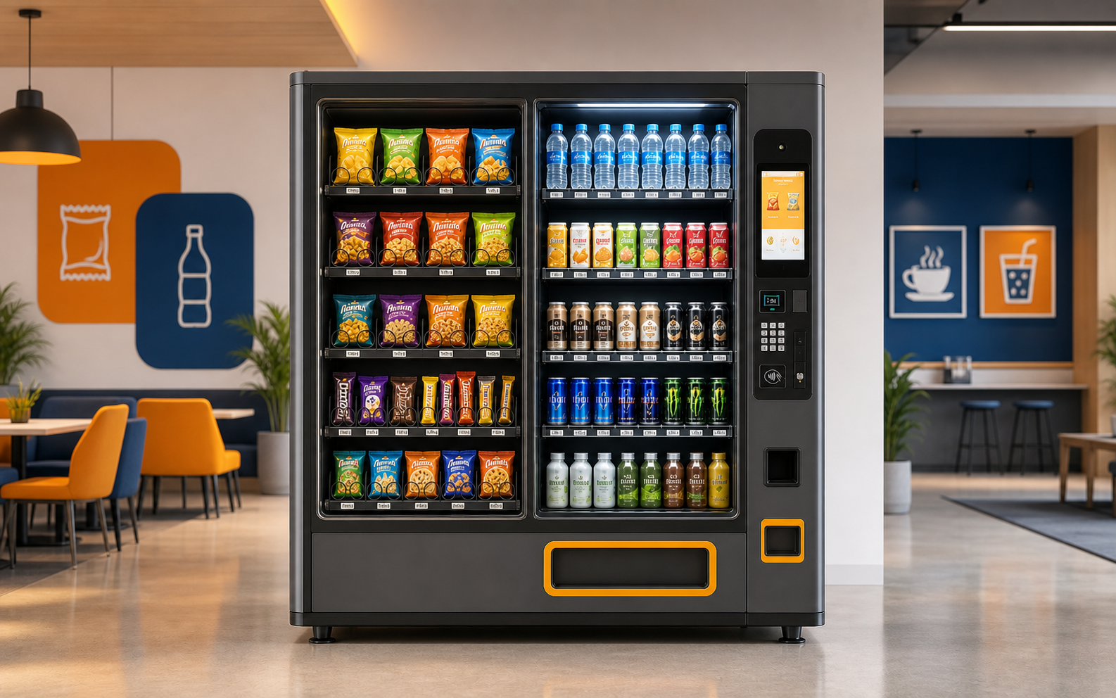 Combo Snacks + Beverages Vending Machine product representation